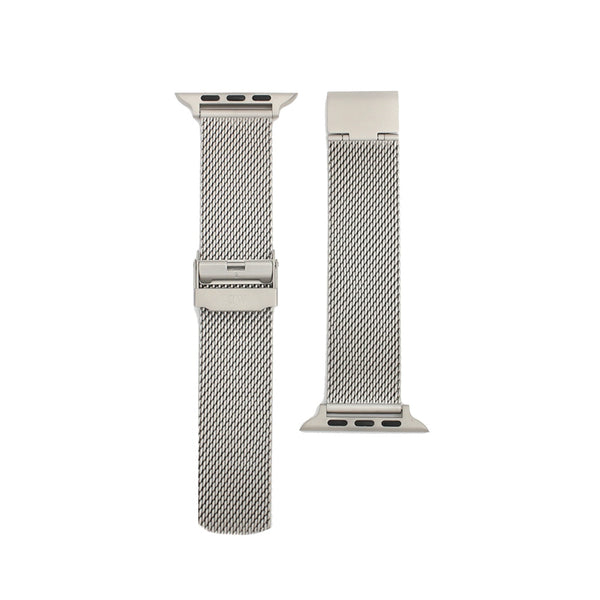 ダニエルウェリントン DANIEL WELLINGTON 替えベルトアップルウォッチ用 ラグ幅20mm dw01200021 Apple Watch42mm/44mm/45mm適応 メッシュ シルバー